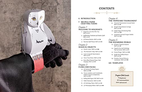 Harry Potter: Magical Paper Crafts: 24 Official Creations Inspired by the Wizarding World (Reinhart Studios) WoodArtSupply