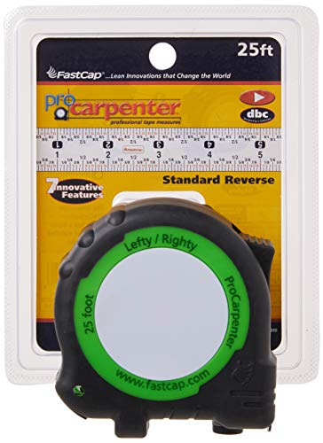 Fastcap PSSR-25 25-Foot ProCarpenter Lefty/Righty Standard Measuring Tape