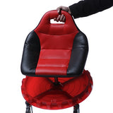 Traxion 2-700 ProGear Mobile Rolling Gear Seat W/Equipment Tray and Five All-Terrain 5" Casters Traxion