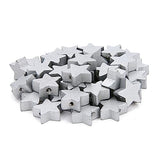 Anneome 100 Pcs Wood Star Beads Star Bead Charms Bracelet Wood Beads Wood Earring Finding Wood Star Spacer Beads Loose Wooden Bead Wood Beads for Anneome