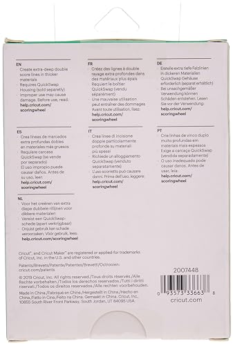 Cricut Double Scoring Wheel, Blade Tip Only, Metal Cricut