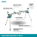 Makita WST07 Folding Miter Saw Stand Makita