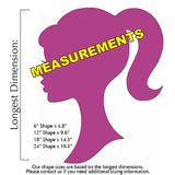 Doll Head, Kids Crafts, Unfinished Cutout, Wooden Shape, Paintable Wooden MDF DIY, Build-A-Cross Build-A-Cross