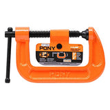 Pony Jorgensen 2630 3-Inch C-Clamp, Orange Pony Jorgensen