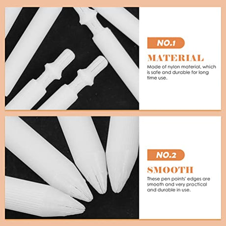 Paint Pen Nibs 20pcs Marker Pen Tips 0.7mm Replacement Pen Nibs for Paint Markers Painting Pens 0.7mm Pen Nibs Tofficu