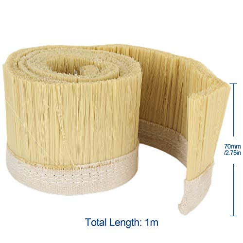 70mm Dust Shoe Brush CNC Vacuum Brush Work on Engraving Machine Vacuum Cleaner CNC Router(1M Length) YOUNTHYE