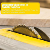 DWE7402DI Table Saw Accessories Dado ThroatPlate Dado Blades for 10 inch Table Saw DWE7490 DWE7491 DWE7491RS DWE7492 folosem