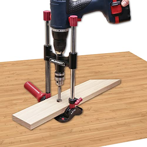 Milescraft 1318 DrillMate Portable Drill Guide - Drill Guide Attachment - Compatible with most 3/8 in. Drill Accessories - Self-Centering Base - Milescraft