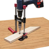 Milescraft 1318 DrillMate Portable Drill Guide - Drill Guide Attachment - Compatible with most 3/8 in. Drill Accessories - Self-Centering Base - Milescraft