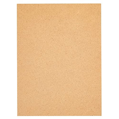 30 Sheets Thin MDF Wood Boards for Crafts, 2mm Medium Density Fiberboard (6 x 8 in, Brown) - WoodArtSupply