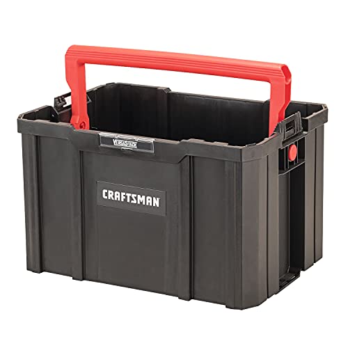 CRAFTSMAN VERSASTACK Tool Storage, Open Tote Case Crate Tool Box (CMST17809) Craftsman