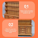 Cabilock Old Cabinet Model Wooden Furniture Mini Furniture Model Toy Japanese Decor Home Goods Home Decor Miniture Decoration Wood Decor Wood Cabilock