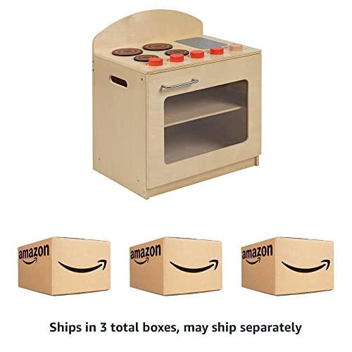 Flash Furniture Children's Wooden Kitchen Set - Stove, Sink and Refrigerator for Commercial or Home Use - Safe, Kid Friendly Design Flash Furniture