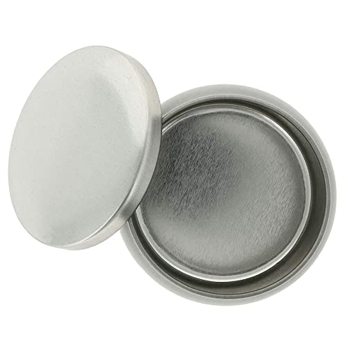 Bright Creations 24 Pack Small 4 oz Candle Tins for Making Candles with Lids, Round Containers for DIY Crafts (Silver, 3 x 2 in) Bright Creations