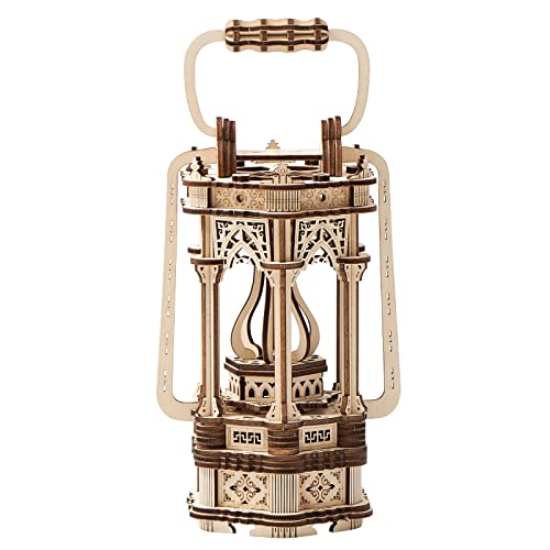 bennama 3D Wooden Puzzles Medieval Style Vintage Lantern Model Kits Includes Light Source, Brainteaser and Puzzle for Christmas/Birthday,Gifts for - WoodArtSupply