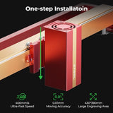 xTool 1064nm Infrared Laser Module for D1 Pro, 0.03mm Ultra-fine Laser Spot, 15KW Peak Power Laser Head for Personalized Gift and Jewelcrafting, for Makeblock