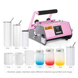 Sublifun Pink Tumbler Mug Heat Press Machine 30 OZ 20 OZ 16 OZ Sublimation Straight Skinny Tumbler Mug Sublimation Print 11 OZ 15 OZ Sublimation Mug Sublifun