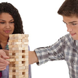 Jenga Classic Game with Genuine Hardwood Blocks, Stacking Tower Game for 1 or More Players, Kids Ages 6 and Up Jenga