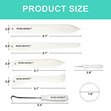 Enjoy Myself 7pcs Bone folder and Scoring Tool, Paper Folding Tool, Bone Origami Creaser for Scrapbooking Card Making Enjoy Myself
