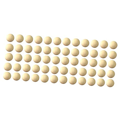Gogogmee 120 PCS Wooden Beads Ornament Crafts Garland Bead Wood Blocks for Crafts Unfinished paintable Wooden Round Wood Balls gnome Nose Wooden Gogogmee