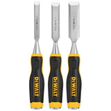 3PC. PRO WOOD CHISEL SET DEWALT