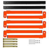 Thanaddo 3-Level Lumber Storage Rack Heavy Duty Metal Wall Mount, Lumber Wood Tool Box Organizer Rack, Wall Lumber Wood Rack Workshop Rack Indoor & Thanaddo