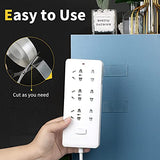 KUSUFEFI Double Sided Adhesive tape Heavy Duty, Double Stick Mounting (2 Rolls, Total 20FT), Clear Two Sided Wall tape Strips, Removable Poster tape KUSUFEFI