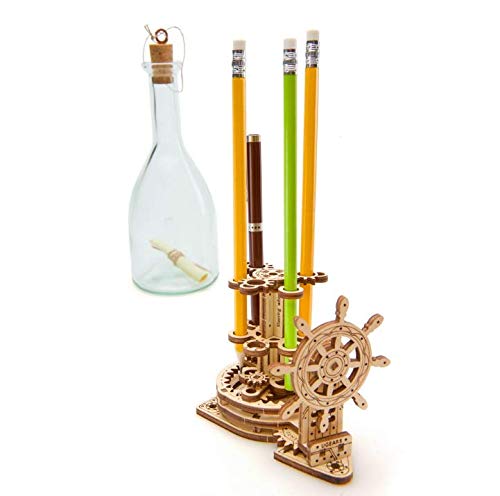 UGEARS Mechanical Wooden 3D Puzzle Model Wheel-Organizer Set UGEARS