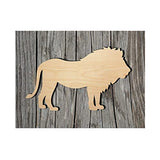 Lion Wood Craft,Unfinished Wooden Cutout Art,DIY Wood Sign, Inspirational Farmhouse Wall Plaque,Rustic Home Decor for Home Bathroom Indoor Kitchen Arupkeer