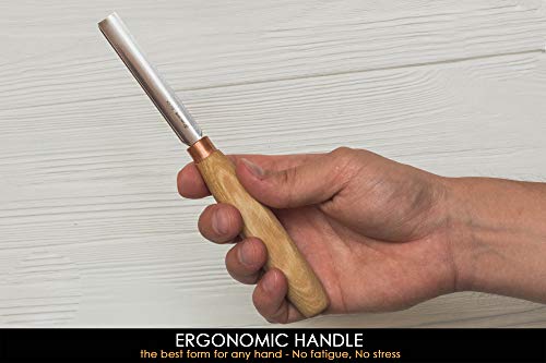 BeaverCraft Wood Carving Gouge K5/12 Woodworking Hand Chisel Compact Wood Carving Knife for Beginners and Profi BeaverCraft