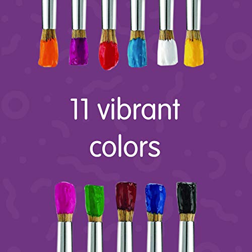 Colorations - SWT16 Simply Washable Tempera Paints, 16 fl oz, Set of 11 Colors, Non Toxic, Vibrant, Bold, Kids Paint, Craft, Hobby, Arts & Crafts, - WoodArtSupply