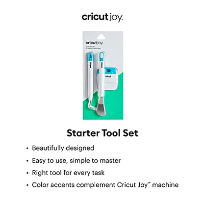 Cricut Joy Machine Beginner Accessory Bundle with Standard & Light Grip Mats, Starter Tool Set, Replacement Blade and Beginners eBook -Tools for DIY - WoodArtSupply