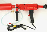 CORE DRILL PACKAGE DEAL 4Z1 2-SPEED CONCRETE CORING DRILL by BLUEROCK TOOLS COMES WITH 1", 2", 3", & 4" BITS BLUEROCK