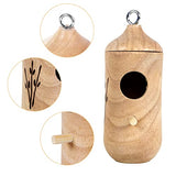 Humming Bird Houses for Outside Hanging Wooden Hummingbird Nest for Garden 3Pack LOTKEY