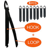 Extension Cord Organizer(8 Pack), Extension Cord Holder for Garage Organization and Storage, Heavy Duty Storage Straps for Cables, Hoses and Ropes, ZTSXLLIM