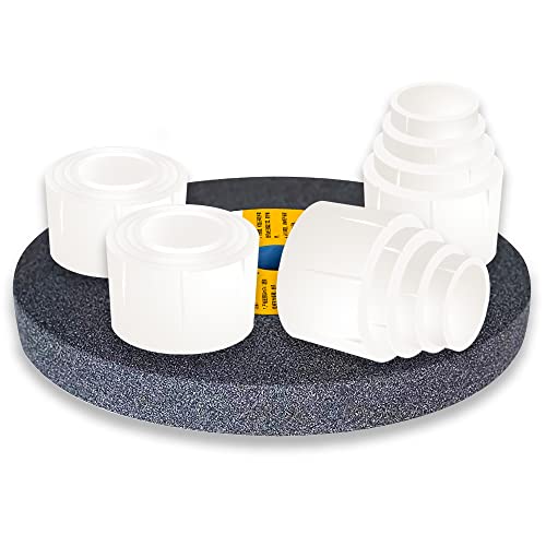 Reducing Bushing Adapters for Bench Grinding Wheels 16 PCS(4 Sets) Arbor Adapters 1" Thick from 1-1/4" to 1", 3/4", 5/8" YeulYuuri