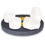 Reducing Bushing Adapters for Bench Grinding Wheels 16 PCS(4 Sets) Arbor Adapters 1" Thick from 1-1/4" to 1", 3/4", 5/8" YeulYuuri