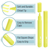 Mr. Pen- Aesthetic Highlighters, 12 pcs, Yellow, Chisel Tip, Bible Highlighters and Pens No Bleed, Bible Highlighter Pens, Cute Highlighters, No Mr. Pen