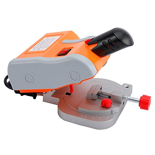 YaeKoo 110V Mini Bench Top Cut-off Miter Saw with Miter Gauge 2 Blade for Metal Wood Plastic Arts & Crafts Cutting YaeKoo