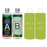 Silicone Mold Making Kit - Liquid Translucent Silicone Rubber for Silicone Molds Making - Easy 1:1 Mixing Ratio Silicone for DIY Resin Molds, DecorRom