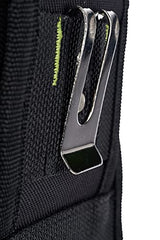 AWP Organizer Tool Pouch | 7 Pockets & Loops for Tool Organization | Heavy-Duty Metal Belt Clip Attachment AWP