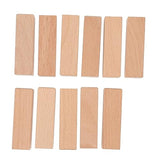 EXCEART 11pcs Seal Unfinished Wooden Block Blank Wood Slices DIY Kits Whittling Blocks for Wooden Whittling Wooden Block for Carving DIY Block Mini EXCEART