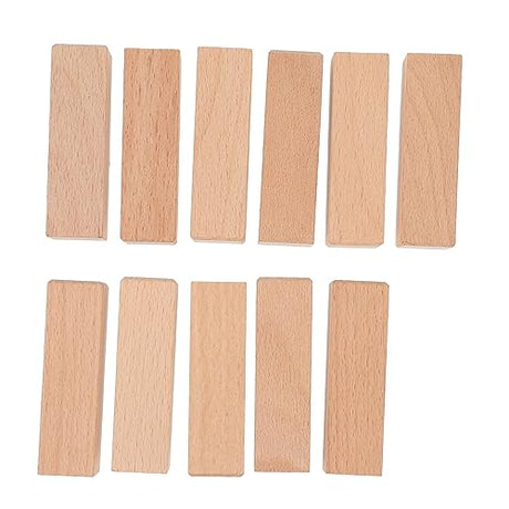EXCEART 11pcs Seal Unfinished Wooden Block Blank Wood Slices DIY Kits Whittling Blocks for Wooden Whittling Wooden Block for Carving DIY Block Mini EXCEART