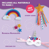 jackinthebox Unicorn Craft kit for 3 to 5 Year olds | 3 Craft Projects | Great Gift for Girls Ages 3,4,5 Years jackinthebox