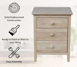 International Concepts Nightstand with 3 Drawers, Standard IC International Concepts