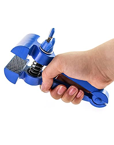 QWORK Hand Vise Hand Held Vice Clamps Pliers Household Mini Vice Cutting Sanding Drilling DIY Tools
