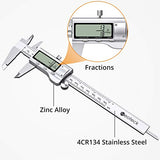 Neoteck 8 inch Digital Caliper and Feeler Gauge Set, Stainless Steel Electronic Vernier Caliper Measuring Tool Fractions/Inch/Metric Conversion Large Neoteck