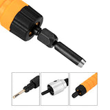 Electric Woodworking Carving Chisel Engraving Knife Tool 5 Carving Blades 2 Wrench and Soft Tube Set Yosoo