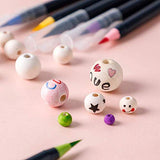 Foraineam 200 Pcs 1 Inch / 25mm Wood Beads Round Wooden Spacer Beads Unfinished Natural Wood Loose Beads Foraineam