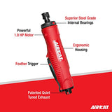 AIRCAT Pneumatic Tools 6260 1.0 HP Composite Straight Die Grinder 22,000 RPM AIRCAT